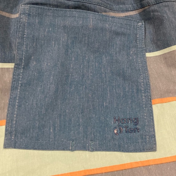 Hand Ten Green Swim Trunks For Men Size L - Picture 8 of 16